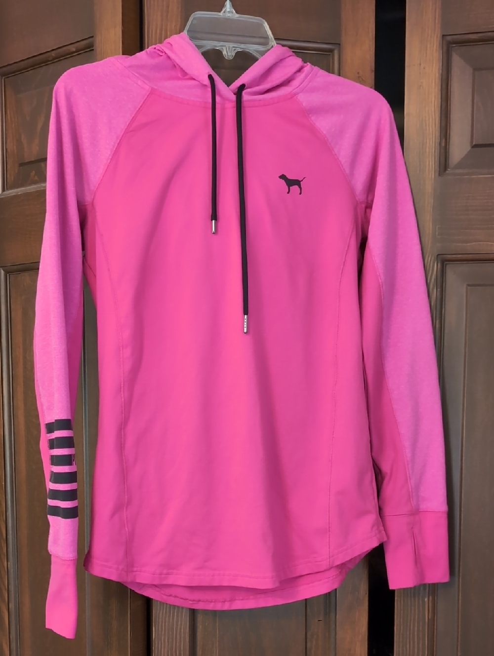 Victoria's Secret Hot Pink Hooded Performance Pullover